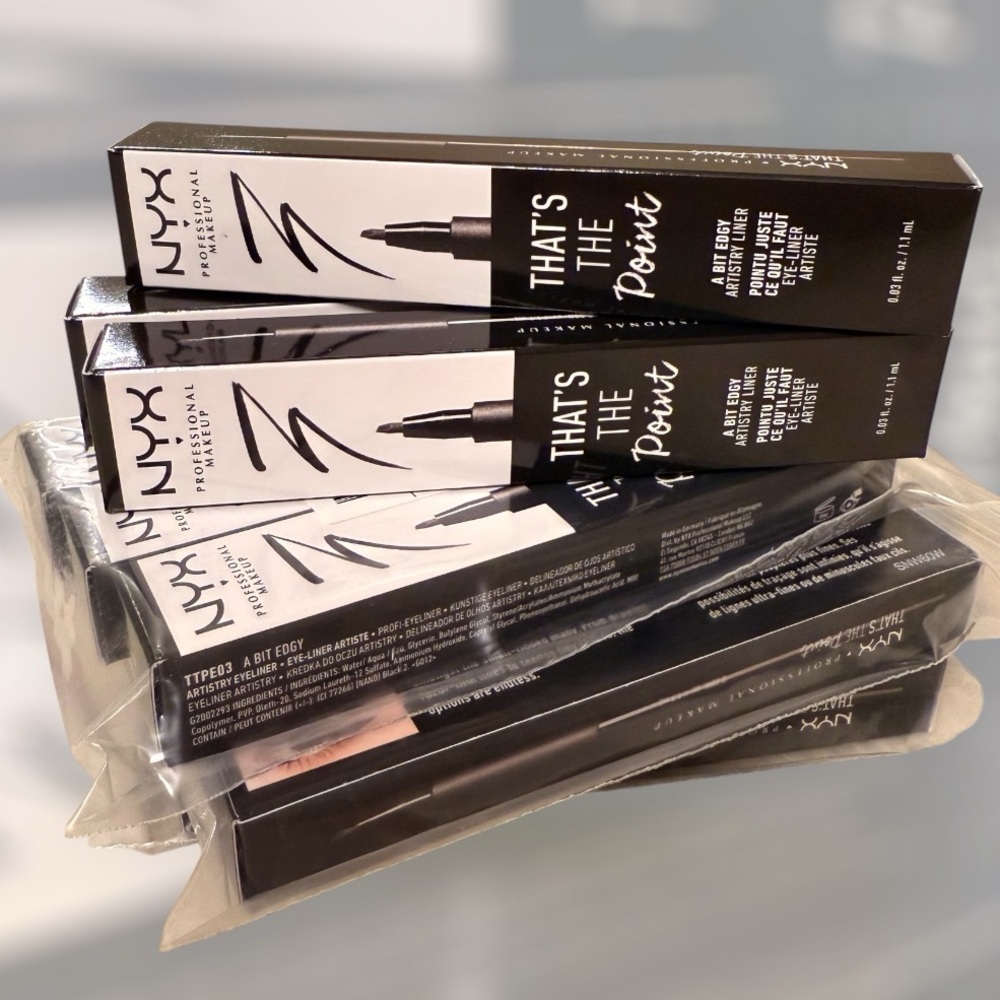 NYX Black Liquid Eyeliner -Set of 3